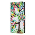 thumbnail image 2 of Leather For Apple iPhone 17e / 16e 6.1-inch Wallet Case Butterflys&Flowers, With Card Holder,Wristband,Magnetic Clasp Kickstand Folio Cover,Color-7,For iPhone 17e / 16e, 2 of 9