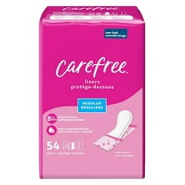 Carefree Acti-Fresh Regular 54 Count Daily Liner Unscented (Pack of 2)