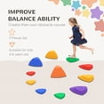 thumbnail image 4 of Outsunny Kids Stepping Stones for Obstacle Course Balance, 3-8 Years Old, 4 of 10