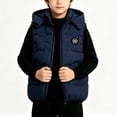 thumbnail image 5 of yillto Boys Puffer Vest Jacket Kids' Outerwear Sleeveless Jackets Thick Warm Fall Winter Coats with Pockets, 5 of 7