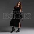 thumbnail image 3 of Botas de combate Frye Veronica de piel artesanal para mujer, color negro, 6,5 m, 3 of 7