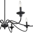 thumbnail image 6 of Millennium Lighting Inc Millennium Lighting Delvona 8-Light Chandelier in Modern Gold or Matte Black Matte-Black, 6 of 10