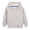 Gray, variant on Paiwinds Everyday Girls Hoodie with Kangaroo Pocket Long Sleeve Pullover Casual Relaxed Fit Sweatshirt for Big Girls and Teens