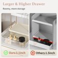 thumbnail image 2 of Organizador de encimera de baño Delamu de 2 niveles con cajón, 2 of 9
