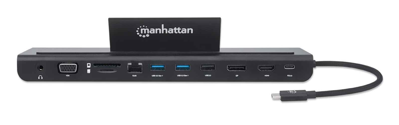 USB-C 11-in-1 Triple-Monitor Docking Station with MST