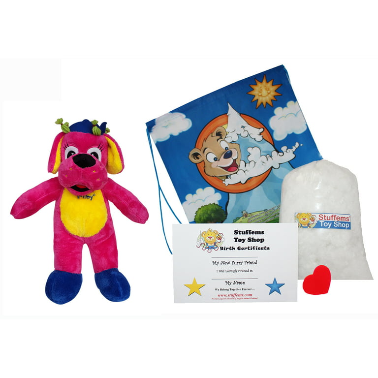 Make Your Own Stuffed Animal 16 Trilby the Pink & Yellow Dog Kit