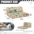 thumbnail image 7 of XYZCANDO Butterfly RV Dinette Cushions Stretchable Furniture Covers for Sofa and Loveseat Universal Bench Seat Cover Comfortable Cushion Covers for Couches and Sofas Camper Must Haves Yellow, 7 of 7