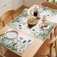 thumbnail image 5 of Spring Summer Floral Placemats Set of 4 Farmhouse Botanical Flowers Place Mats Indoor Wipeable Table Mats Washable Cloth Dining Table Placemats for Kitchen Holiday Party Home Decor 13x19 Inch, 5 of 9
