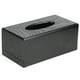 thumbnail image 1 of Caja de pañuelos de madera negra, servilletero de estilo elegante para sala de estar del Hotel en casa, 1 of 5