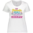 thumbnail image 3 of Inktastic My Favorite People Call Me Meemaw with Flowers Women's Plus Size T-Shirt, 3 of 5
