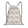 thumbnail image 1 of Xecao Horse Pattern Sports Drawstring Backpack - String Swim Gym Bag with Wet Proof Pocket for Women&Men-Medium, 1 of 6