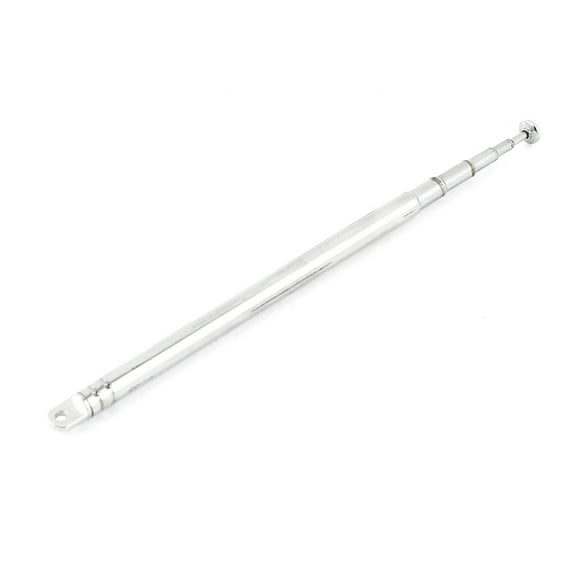 Unique Bargains Replacement 36cm 14" 6 Sections Telescopic Antenna Aerial for Radio TV