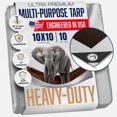 thumbnail image 1 of Tarp King-a-Ma-Jigs, 10 x 10 pies, muy resistente, 10 mil de grosor, 1 of 8