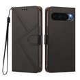 thumbnail image 2 of Leather Flip Wallet Case for Google Pixel 9 Pro XL/Pixel 10 Pro XL, Card Holder Magnetic Closure Protective Phone Cover,Black, 2 of 7