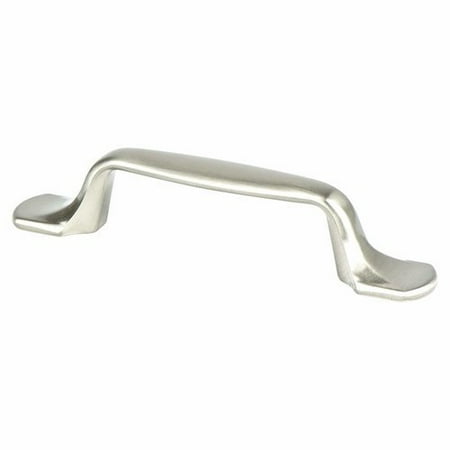 - Berenson Village 3 Inch Center to Center Brushed Nickel Cabinet Pull 2075-1BPN-P