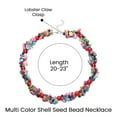 thumbnail image 5 of Beaded Necklaces for Women - Colorful Necklaces for Women Chunky Western Shell - Beads  Beachy Summer Costume Jewelry -Anniversary Engagement 20-23 Inch Christmas Gifts, 5 of 8