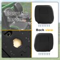 thumbnail image 5 of KOJEM High Back Seats Compatible with John Deere Gator XUV 850D 620I TX 4X2 Turf TX 4X2 4X2 HPX F735 F725 F710 GX355 GX345 Replacement for VG11696 Black, 5 of 11