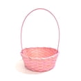 thumbnail image 1 of 10.5" Bamboo Basket, Pink, 1 of 4