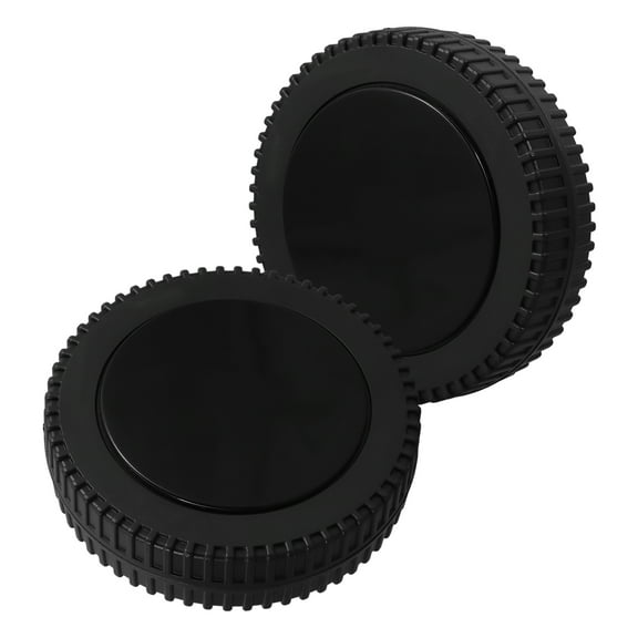 SWETRACE Grill Replacement Wheels Hdpe Black 2Pcs 7 Inch