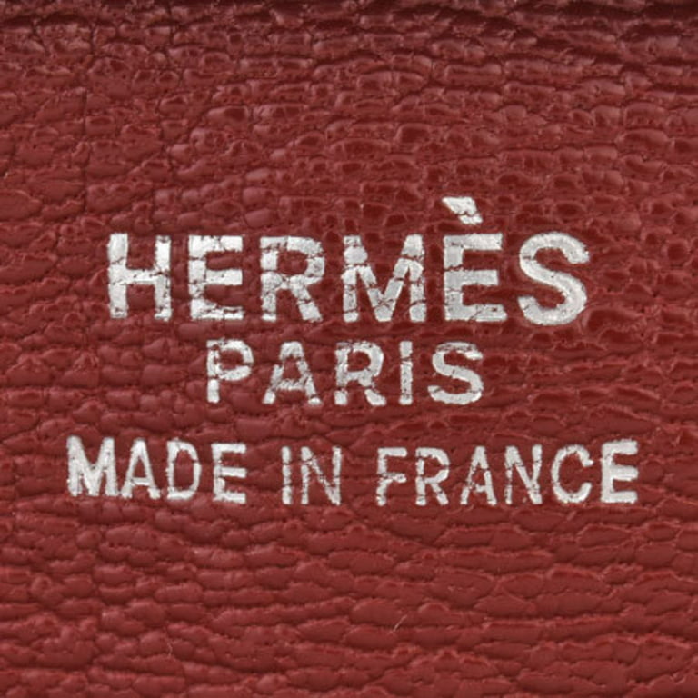 Authenticated Used Hermes HERMES Tintin GM shoulder bag Togo Rouge