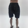 thumbnail image 3 of Pantalones cortos para hombre a 1/6 Pantalones cortos para hombre para juguetes calientes que cambian el kit de negra, 3 of 9