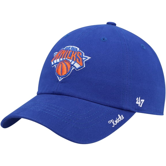 Women's '47 Blue New York Knicks Miata Clean Up Logo Adjustable Hat