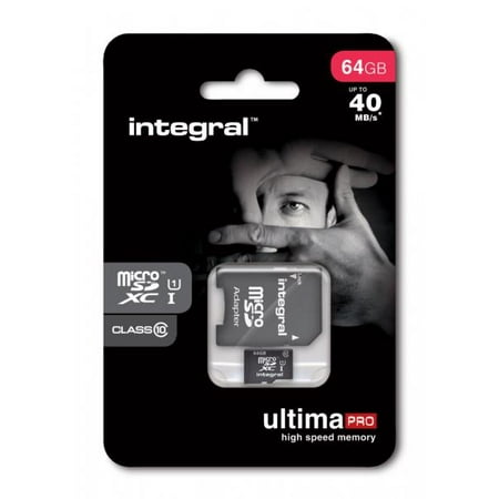 Nokia Mobile Memory Card - 64GB Integral microSDXC CL10 Ultima Pro (40MB/s) mobile phone memory card