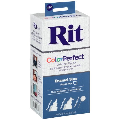 Rit Color Perfect Fabric Dye, Enamel Blue MultiColored