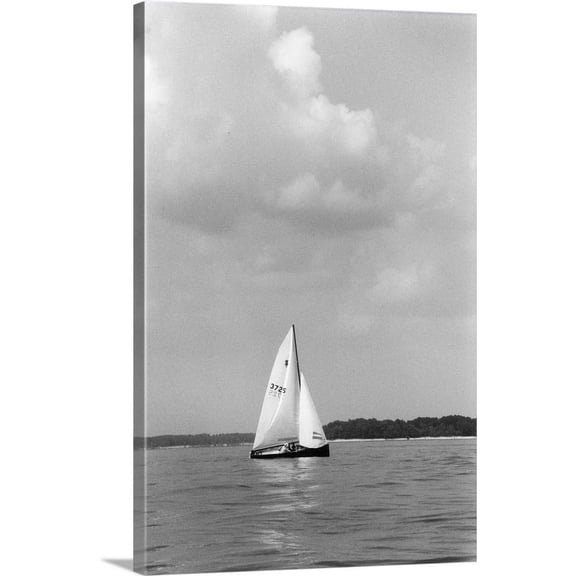 Great BIG Canvas | "Ocean Breeze IV" Canvas Wall Art - 16x24