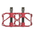 thumbnail image 2 of Naiovety 1 par de pedales de bicicleta de carretera, pedales de aleación de aluminio, reposapiés, piezas de repuesto, accesorios para pie de ciclismo Ciclismo Rojo Naiovety OD021823-02, 2 of 6