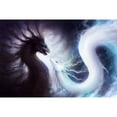 thumbnail image 3 of Marmont Hill "Yin and Yang Dragons" Painting Print on Canvas, 3 of 5