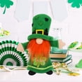 thumbnail image 1 of Muñeca gnomo del Día de San Patricio | Adorno de duende de trébol verde | Decoración del festival irlandés | Tela suave de felpa | Enano sin rostro de la suerte | Estante para el hogar Regalo de, 1 of 6