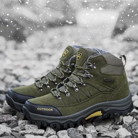 

Women‘s Outdoor High-top Hiking Shoes Winter Thermal Insulated Sneakers Women‘s Footwear