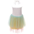 thumbnail image 2 of Big Girls' Unicorn Glitter Tutu Tulle Birthday Party Flower Girl Dress White Mint 7 XXL (P800197P), 2 of 4