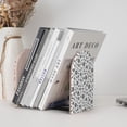 thumbnail image 6 of Lsque Nautical Themed Simple Anchors Printed Wood Bookends,Non-Skid Bookend for Shelves,Heavy Duty Support Bookends,Non-Slip Foam Pads for Office, Home, and Library,1 Pair, 6 of 8