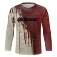 thumbnail image 4 of toraway Chemises pour Hommes Manches Longues Robe Été Hommes Imprimé Col Rond T-Shirt Manches Longues Décontracté Ample et Confortable Haut de Jeu de Rôle L, 4 of 4