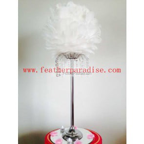 Black Large Feather Balls/Centerpieces Ball/Wedding Feather Balls  16 inch 