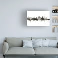 thumbnail image 3 of Michael Tompsett 'Warrington England Skyline BW' Canvas Art, 3 of 3
