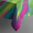 thumbnail image 3 of Colorful Tie Dye Burst Pattern Rectangle Tablecloth 60"x84",Waterproof Polyester Rectangle Table Cloth, Wipeable Spillproof Polyester Tablecloth for Dining, Camping, Indoor and Outdoor, 3 of 5