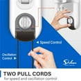 thumbnail image 4 of Canddidliike Oscillating Wall Mount Household Fan with Adjustable Tilt, 1 Pack White, 4 of 6