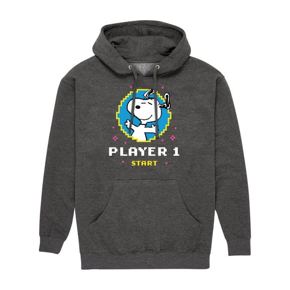 Peanuts - Player 1 Start Retro Snoopy - Men's Pullover Hoodie