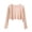 Pink—Sun Shirts for Women, variant on AGWOLF Women's Short Cardigan Bolero Shrug Sheer Tie Front Top Sun Protection Long Sleeve Jacket for Dress Brown Free Size
