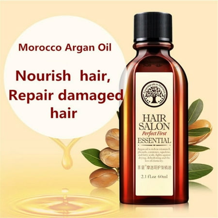2 Pack Moroccan Hair Oil-repairs damaged hair, Stimulate hair Growth, Eliminate knots and tangles, soft and smooth hair, Moisturize