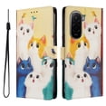 thumbnail image 1 of FOXDOCK Funda Tipo Cartera para Xiaomi POCO M7 4G con Soporte y Correa – Diseño de Patrones Lindos, 1 of 6