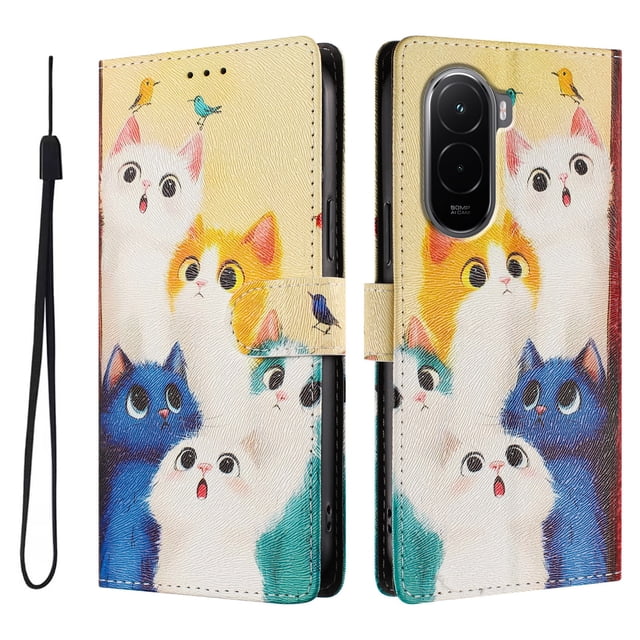 FOXDOCK Funda Tipo Cartera para Xiaomi POCO M7 4G con Soporte y Correa – Diseño de Patrones Lindos