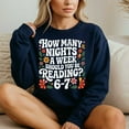 thumbnail image 4 of How Many Nights A Week Should You Be Reading 6-7 – T-Shirt, Hoodie & Sweatshirt – Book Lover Apparel – Perfect for Readers, 4 of 6