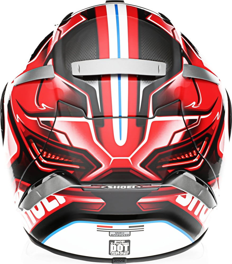 Shoei X-Fourteen Aerodyne Full Motorcycle Helmet - TC-1 Red