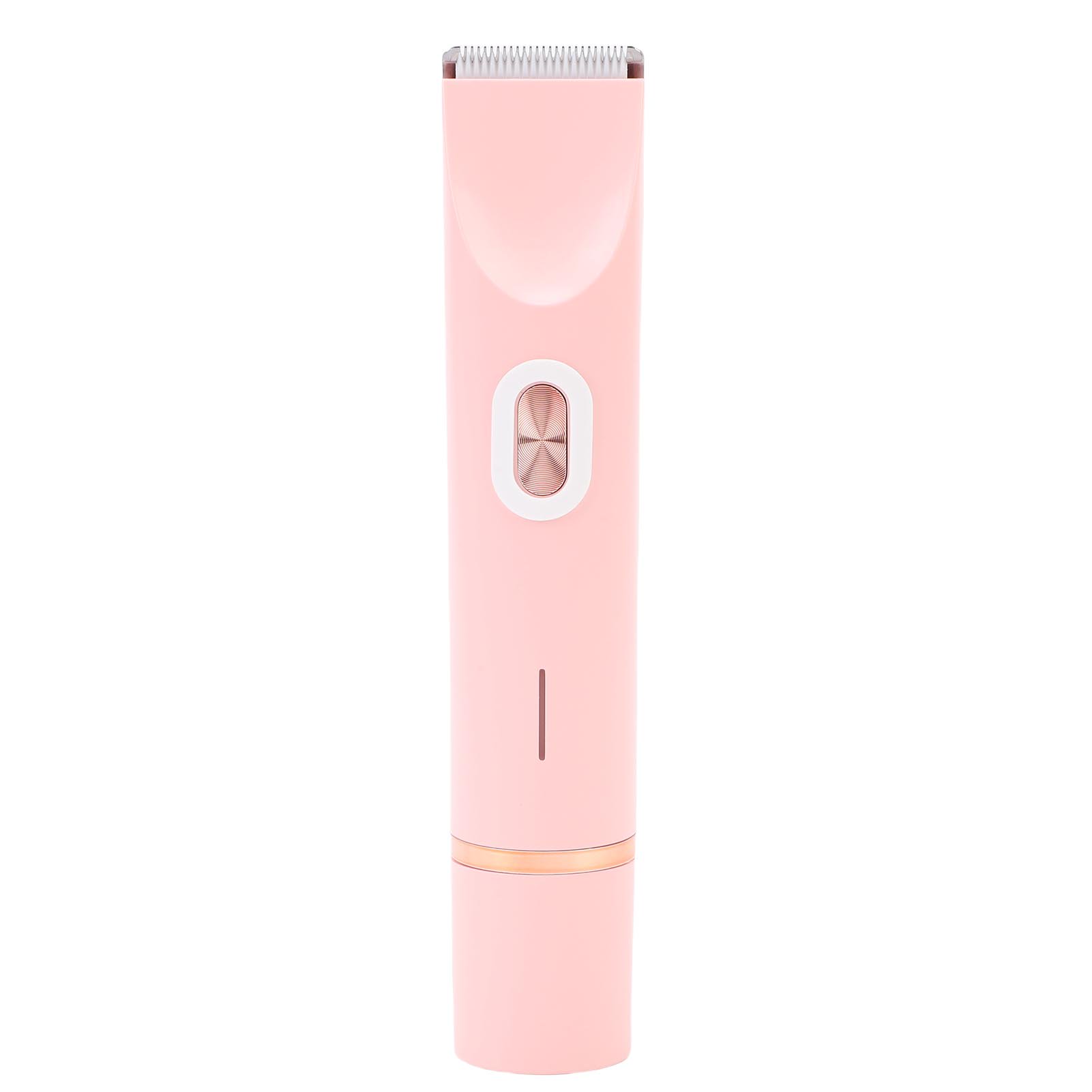 Elowen Women Body Hair Groomer Women Body Hair Trimmer, 2 in 1 Bikini Hair Trimmer for Underarms Legs Pink