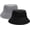 Grey+black, variant on 2 Packs Bucket Hat for Women Men Cotton Hats Sun Beach Fishing Cap