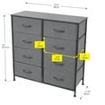 thumbnail image 2 of Nola Home 8-Drawer Dresser Organizer, Fabric Drawer Storage, 2 of 3